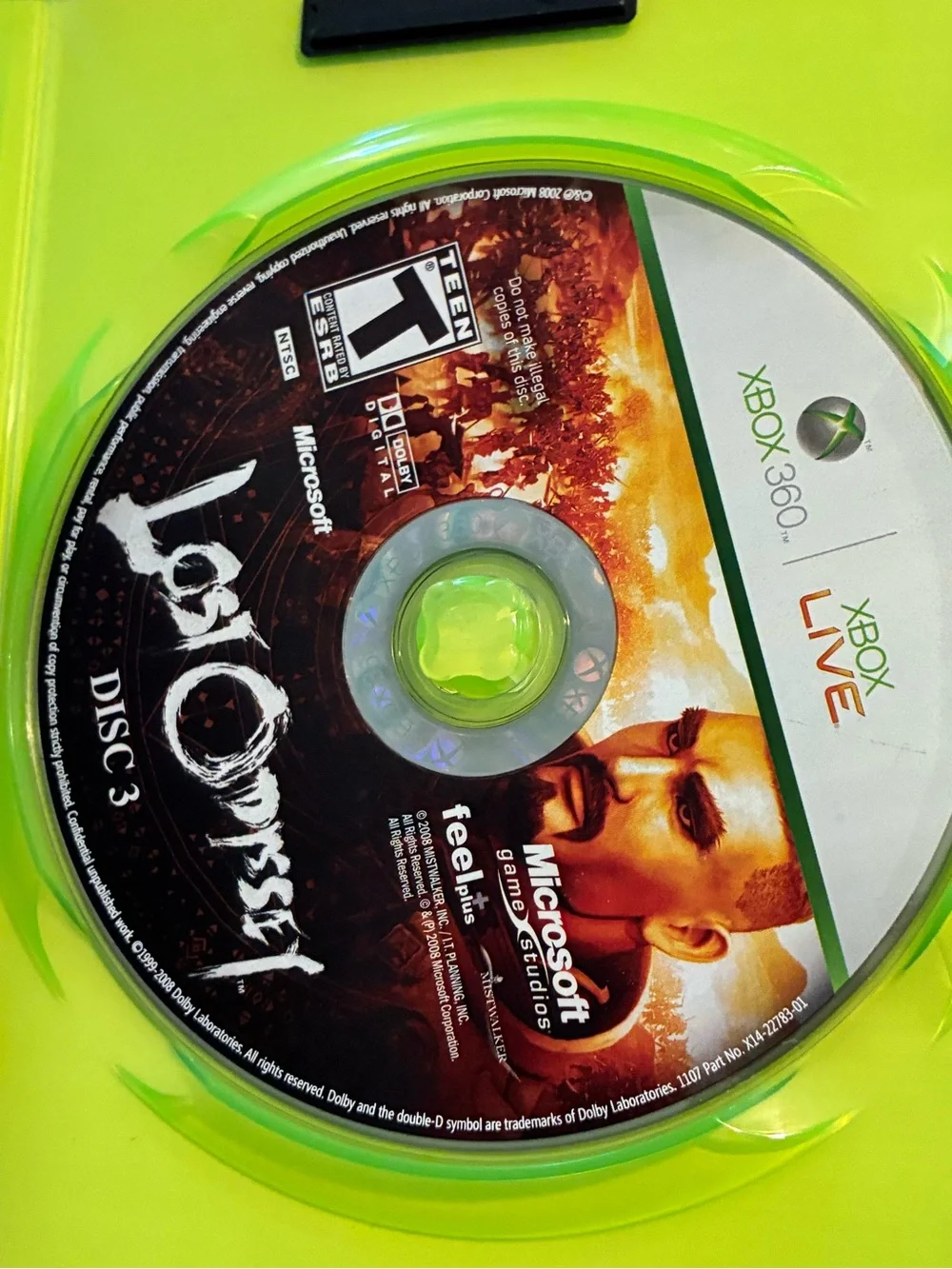 Lost Odyssey (Microsoft Xbox 360, 2008) CIB - Complete - Tested -